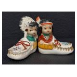 Eight Pairs Vintage Salt & Pepper Shakers - Largest 3.5 in Tall, Assorted Designs