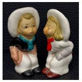 Eight Pairs Vintage Salt & Pepper Shakers - Largest 3.5 in Tall, Assorted Designs