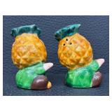 Eight Pairs Vintage Salt & Pepper Shakers - Largest 3.5 in Tall, Assorted Designs