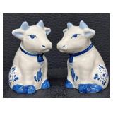 Eight Pairs Vintage Salt & Pepper Shakers - Largest 3.5 in Tall, Assorted Designs