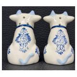 Eight Pairs Vintage Salt & Pepper Shakers - Largest 3.5 in Tall, Assorted Designs
