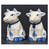 Eight Pairs Vintage Salt & Pepper Shakers - Largest 3.5 in Tall, Assorted Designs