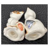 Eight Pairs Vintage Salt & Pepper Shakers - Largest 3.5 in Tall, Assorted Designs
