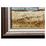 Charles A. Morris Landscape Painting - Desert Adobe Ruins (1973)