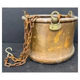 Vintage Hanging Planter & Water Pitcher - Brass/Copper