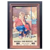 Francis Tipton Hunter - Waconia Ford-Mercury Poster, Framed Vintage Advertising Print