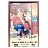 Francis Tipton Hunter - Waconia Ford-Mercury Poster, Framed Vintage Advertising Print