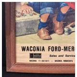 Francis Tipton Hunter - Waconia Ford-Mercury Poster, Framed Vintage Advertising Print
