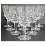 Waterford Lismore Crystal Goblets / Wine Glasses (Lot of 9)