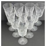 Waterford Lismore Crystal Goblets / Wine Glasses (Lot of 9)