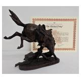 The Wicked Pony - Frederic Remington Reproduction by NE Collectors Society
