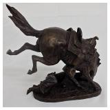 The Wicked Pony - Frederic Remington Reproduction by NE Collectors Society