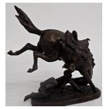 The Wicked Pony - Frederic Remington Reproduction by NE Collectors Society