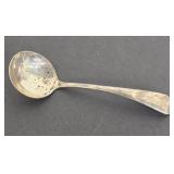 Gorham Gotham Sterling Slotted Spoon 7.25in & Birks Sterling Spoon 4.75in