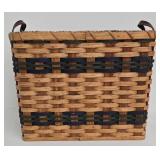 Vintage Longaberger Bread Basket with Liner & Protector & Handwoven Basket