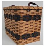 Vintage Longaberger Bread Basket with Liner & Protector & Handwoven Basket
