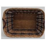 Vintage Longaberger Bread Basket with Liner & Protector & Handwoven Basket