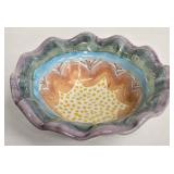 Mackenzie-Childs Ruffled Edge Brittany Bowl