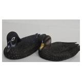 The Julia A Brullet Collection Wooden Ducks (2)