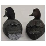 The Julia A Brullet Collection Wooden Ducks (2)