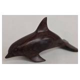 Carved Wooden Seal, Swan & Dolphin Figures (Lot of 3)