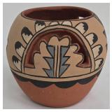A. Loreto Jemez Pueblo Pot - Hand Painted - Signed