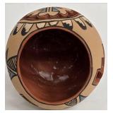 A. Loreto Jemez Pueblo Pot - Hand Painted - Signed