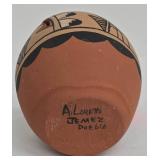 A. Loreto Jemez Pueblo Pot - Hand Painted - Signed
