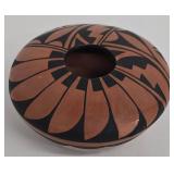 L. Yepa Jemez NM Donut Vessel Hand-Painted