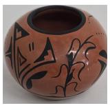 Vintage Native American Artisan Created Vase, Signed Yesa Nez Yam