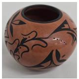 Vintage Native American Artisan Created Vase, Signed Yesa Nez Yam