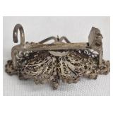 Vintage Rhinestone Bracelet With Floral Center - Butterfly Brooch & Round Brooch (Lot of 3)