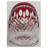 Pair of Waterford Crystal Clarendon Ruby Tumblers