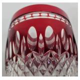 Pair of Waterford Crystal Clarendon Ruby Tumblers