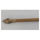 Arrow - 27-Inch Wooden with Feather Fletching and Painted Shaft