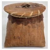 Birch Bark Storage Canisters with Lids, Set of 2