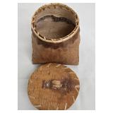 Birch Bark Storage Canisters with Lids, Set of 2