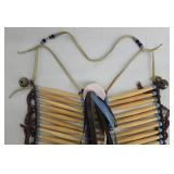 Beaded Native American Breastplate with Bone Slats