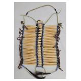 Beaded Native American Breastplate with Bone Slats