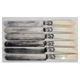 Vintage Landers Frary & Clark Aetna Works Mother-of-Pearl Flatware Set - 12-Piece