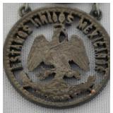 Vintage U.S. Great Seal 4-Medallion Fob Chain Pendant - 4.5 Inches Long