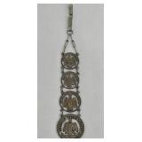 Vintage U.S. Great Seal 4-Medallion Fob Chain Pendant - 4.5 Inches Long