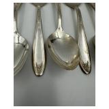 1847 Rogers Bros Par Plate Silver Plate Flatware - Assorted Spoons, Knives & Forks
