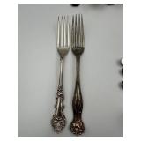 1847 Rogers Bros Par Plate Silver Plate Flatware - Assorted Spoons, Knives & Forks