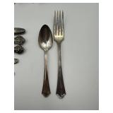 1847 Rogers Bros Par Plate Silver Plate Flatware - Assorted Spoons, Knives & Forks