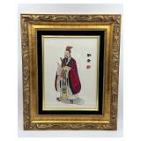 Hand Embroidered Silk Tapestry - Chinese Figure From Chengdu China Oct 1985