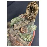 C. M. Russell Signed Bronze Sculpture Girl on Boat