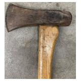 Vintage  Axes - 2 Hand Axes with Wooden Handles, 34' Long Overall