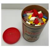 1960's AMERICAN Plastic BRICKS No. 715 In Original Containers And More