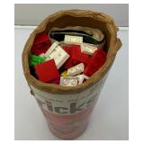 1960's AMERICAN Plastic BRICKS No. 715 In Original Containers And More